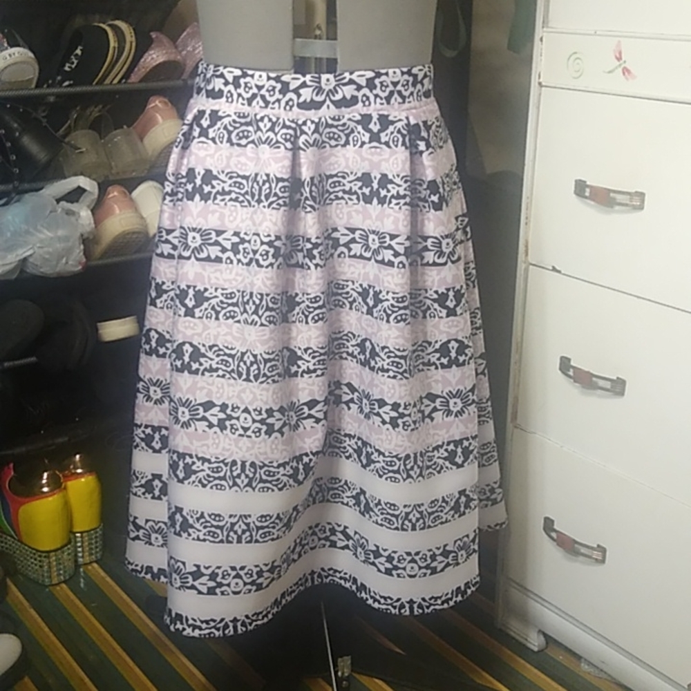 Full Striped Skirt